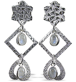 SKU 12906 - a Moonstone earrings Jewelry Design image
