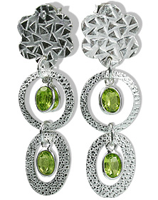 SKU 12913 - a Peridot earrings Jewelry Design image