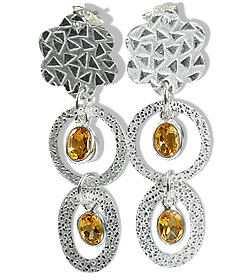 SKU 12917 - a Citrine earrings Jewelry Design image