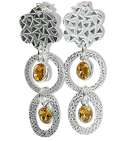 SKU 12917 - a Citrine earrings Jewelry Design image