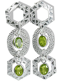 SKU 12918 - a Peridot earrings Jewelry Design image