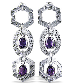 SKU 12923 - a Iolite earrings Jewelry Design image