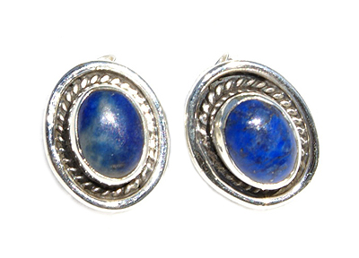 SKU 1295 - a Lapis Lazuli Earrings Jewelry Design image