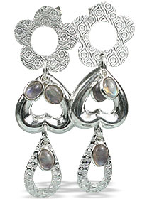 SKU 13005 - a Labradorite earrings Jewelry Design image