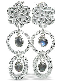 SKU 13006 - a Labradorite earrings Jewelry Design image
