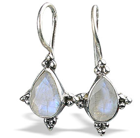 SKU 13049 - a Moonstone Earrings Jewelry Design image
