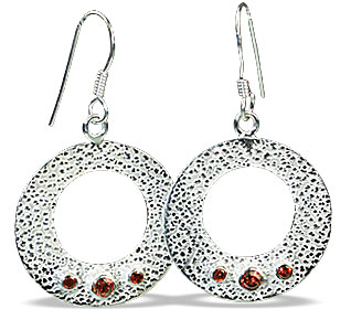 SKU 13116 - a Garnet earrings Jewelry Design image