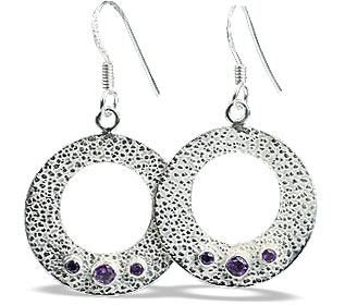 SKU 13117 - a Amethyst earrings Jewelry Design image
