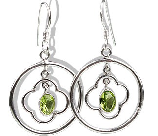 SKU 13124 - a Peridot earrings Jewelry Design image