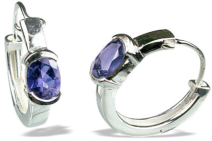 SKU 13131 - a Iolite earrings Jewelry Design image