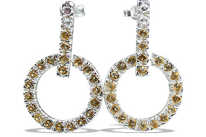 SKU 13209 - a Citrine earrings Jewelry Design image