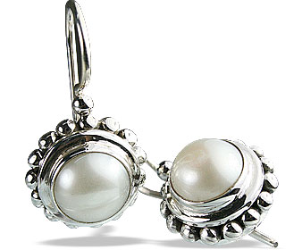 SKU 13339 - a Pearl earrings Jewelry Design image