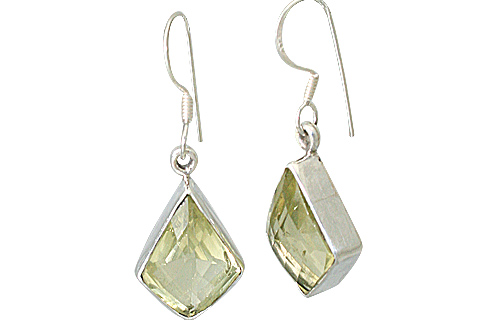 SKU 13535 - a Lemon Quartz earrings Jewelry Design image