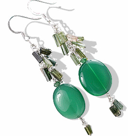 SKU 13619 - a Aventurine earrings Jewelry Design image