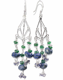 SKU 13631 - a Lapis Lazuli earrings Jewelry Design image