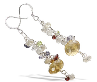 SKU 13641 - a Citrine earrings Jewelry Design image