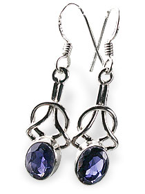 SKU 13662 - a Iolite earrings Jewelry Design image