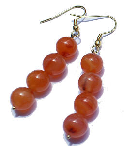 SKU 1371 - a Carnelian Earrings Jewelry Design image