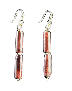 SKU 1374 - a Tiger eye Earrings Jewelry Design image