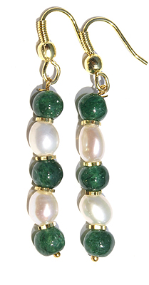 SKU 1375 - a Pearl Earrings Jewelry Design image