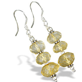 SKU 13877 - a Citrine earrings Jewelry Design image