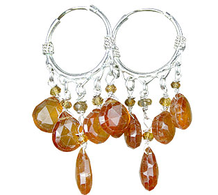 SKU 13878 - a Citrine earrings Jewelry Design image