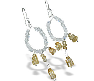SKU 13879 - a Citrine earrings Jewelry Design image