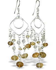 SKU 13882 - a Citrine earrings Jewelry Design image