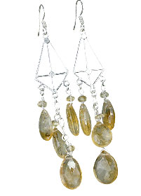 SKU 13889 - a Citrine earrings Jewelry Design image