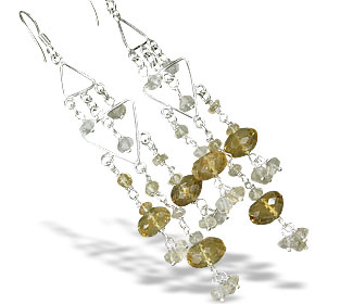SKU 13891 - a Citrine earrings Jewelry Design image
