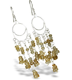 SKU 13894 - a Citrine earrings Jewelry Design image
