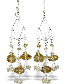 SKU 13898 - a Citrine earrings Jewelry Design image