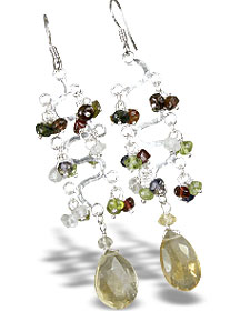 SKU 13899 - a Citrine earrings Jewelry Design image
