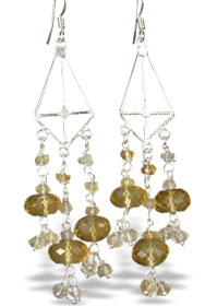 SKU 13902 - a Citrine earrings Jewelry Design image