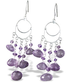 SKU 13906 - a Amethyst Earrings Jewelry Design image