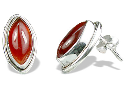 SKU 13907 - a Carnelian Earrings Jewelry Design image