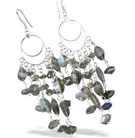 SKU 13987 - a Labradorite Earrings Jewelry Design image