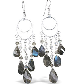 SKU 13989 - a Labradorite Earrings Jewelry Design image