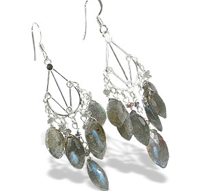 SKU 13990 - a Labradorite Earrings Jewelry Design image