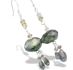 SKU 13991 - a Labradorite Earrings Jewelry Design image