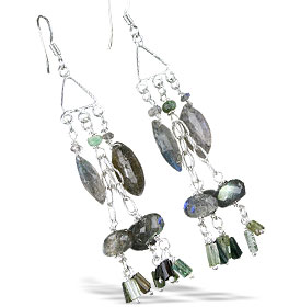SKU 13995 - a Labradorite Earrings Jewelry Design image