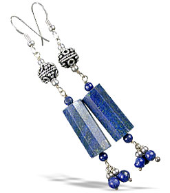 SKU 13997 - a Lapis Lazuli Earrings Jewelry Design image