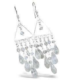 SKU 14008 - a Moonstone earrings Jewelry Design image