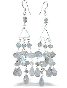 SKU 14009 - a Moonstone Earrings Jewelry Design image