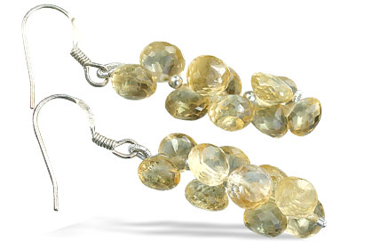 SKU 14063 - a Citrine Earrings Jewelry Design image