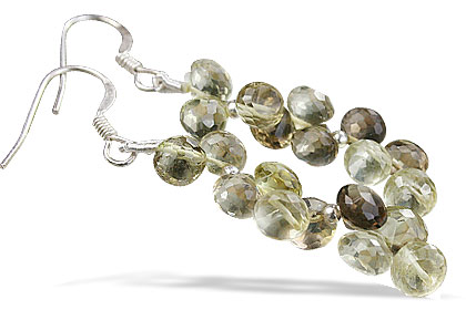 SKU 14068 - a Lemon Quartz Earrings Jewelry Design image