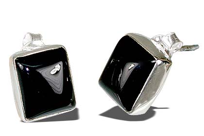 SKU 1422 - a Onyx Earrings Jewelry Design image