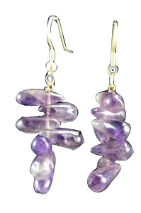 SKU 1428 - a Amethyst Earrings Jewelry Design image