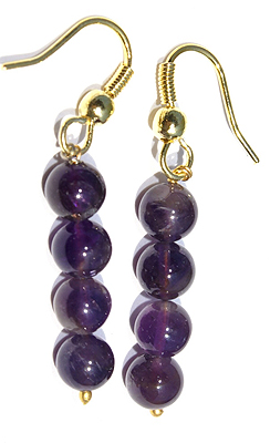 SKU 1429 - a Amethyst Earrings Jewelry Design image