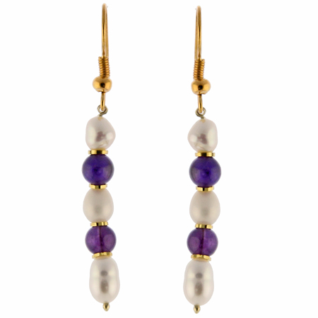 SKU 1451 - a Pearl Earrings Jewelry Design image